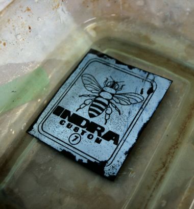 Acid etching