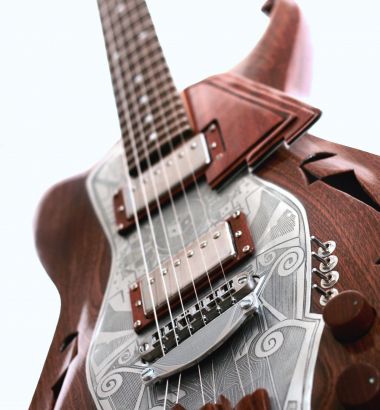 Guitar 1 on white